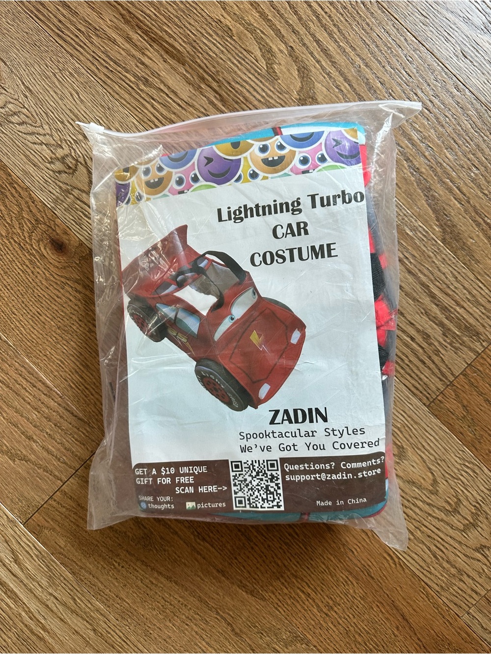 Lightning McQueen Red Car Kids Costume